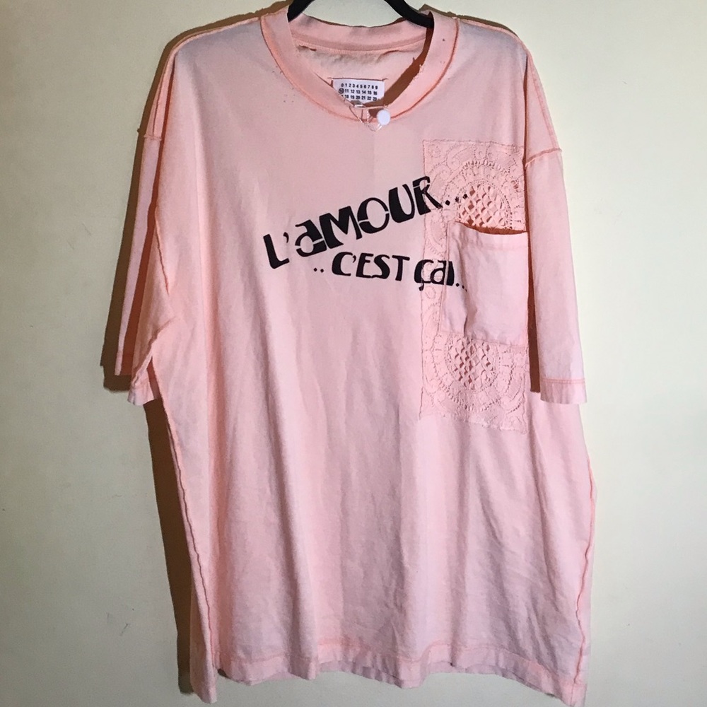 (Sold) Maison Margiela “L’mour cest çal” t-shirt